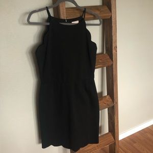 NWOT Love...Ady Nordstrom Scalloped Black Dress